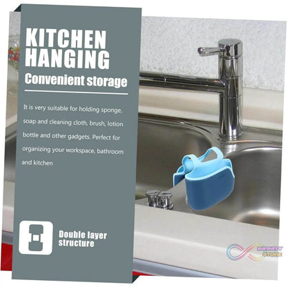 Drain Bag Draining Bracket Sponge Storage Rack Plastic Storage Holder (1 Pc) - infinityexculsivestore.com