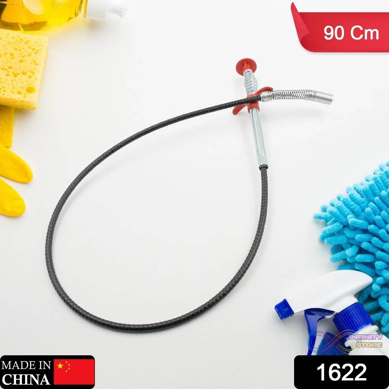 Drain Block Remover (90cm): Cleaning Tool for Pipes, Clogged Drains - infinityexculsivestore.com