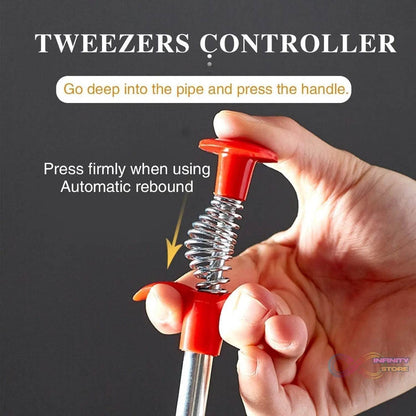 Drain Block Remover (90cm): Cleaning Tool for Pipes, Clogged Drains - infinityexculsivestore.com