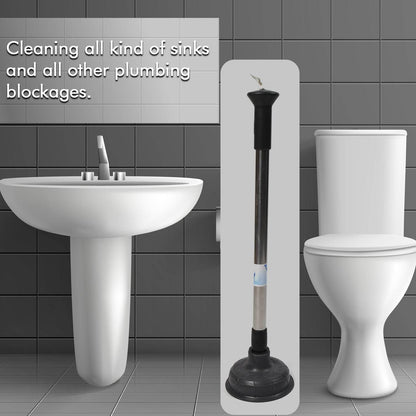 Drain Unblocker Pump for Kitchen, Sink & Toilet Cleaning - infinityexculsivestore.com