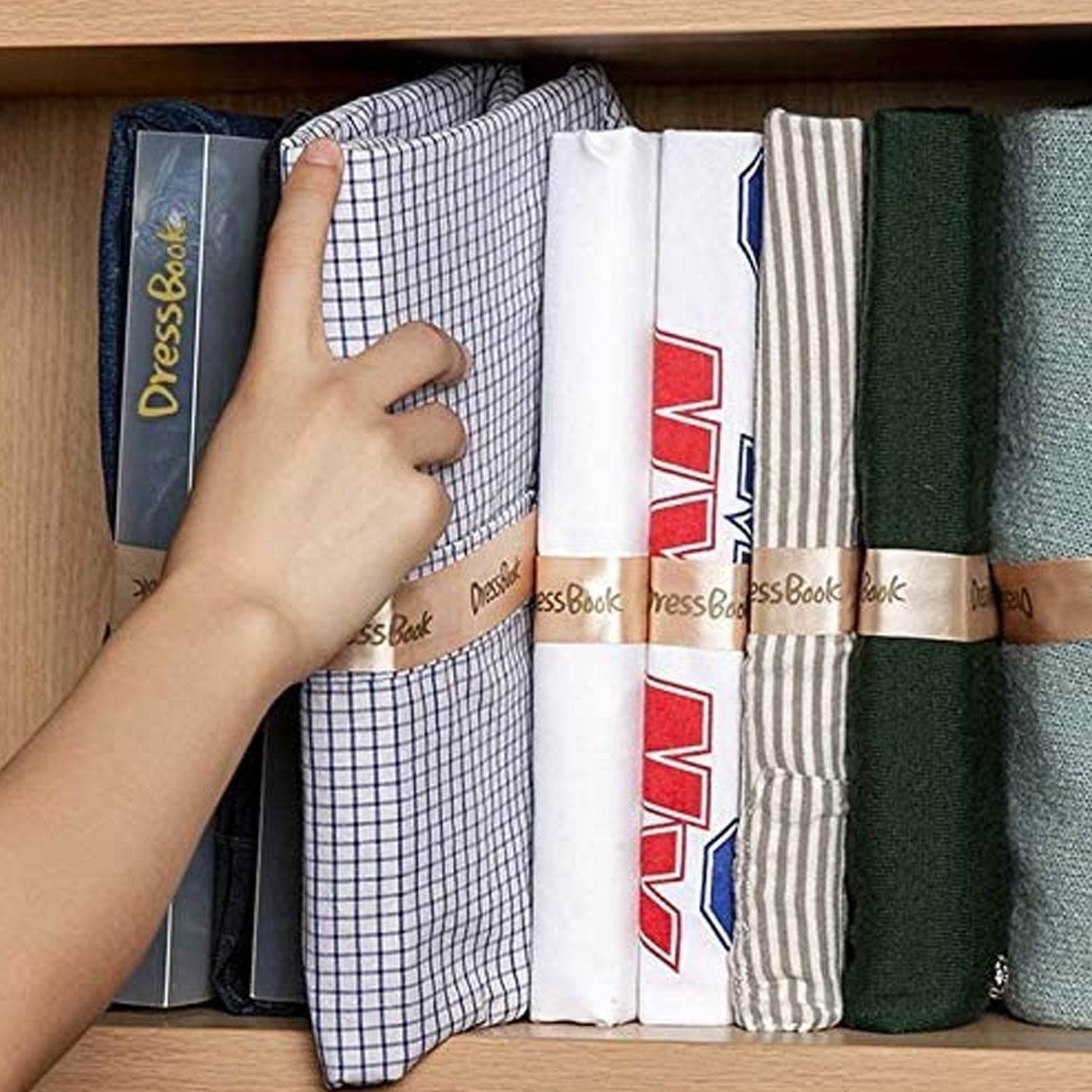 DressBook T Shirt Folder Soft Bendable Folding Board Clothes Folder Storage Organizer ( 5 pcs ) - infinityexculsivestore.com