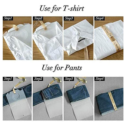 DressBook T Shirt Folder Soft Bendable Folding Board Clothes Folder Storage Organizer ( 5 pcs ) - infinityexculsivestore.com