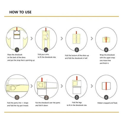 DressBook T Shirt Folder Soft Bendable Folding Board Clothes Folder Storage Organizer ( 5 pcs ) - infinityexculsivestore.com