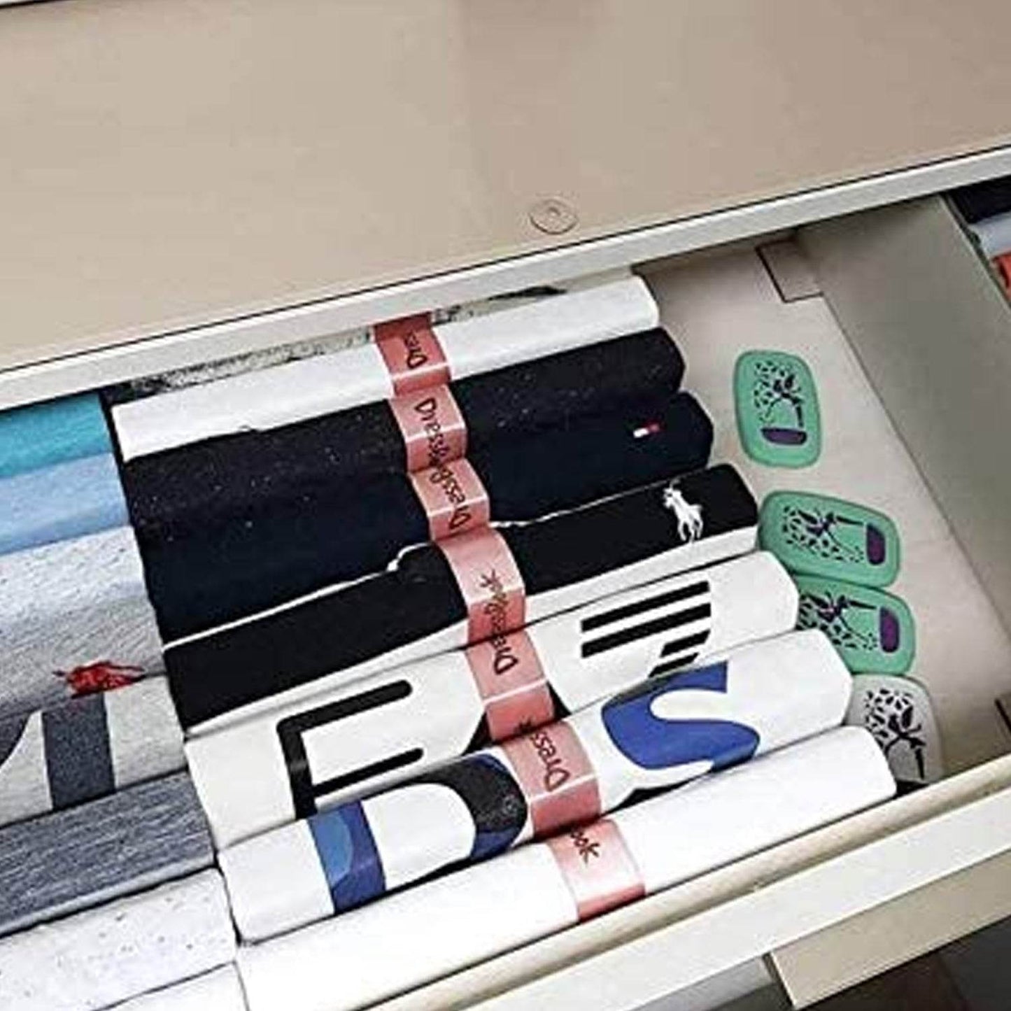 DressBook T Shirt Folder Soft Bendable Folding Board Clothes Folder Storage Organizer ( 5 pcs ) - infinityexculsivestore.com