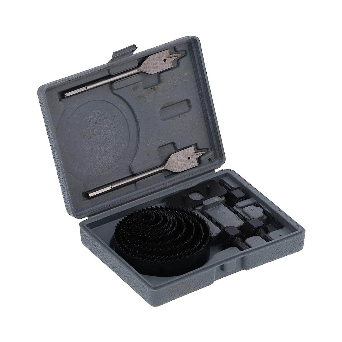 Drill Hole Cutter, Carbon Steel High Accuracy Incisive Hole Saw for Cutting PCV for Cutting Plastic for Cutting Wood Hole Saw Kit (18 Pcs Set) - infinityexculsivestore.com