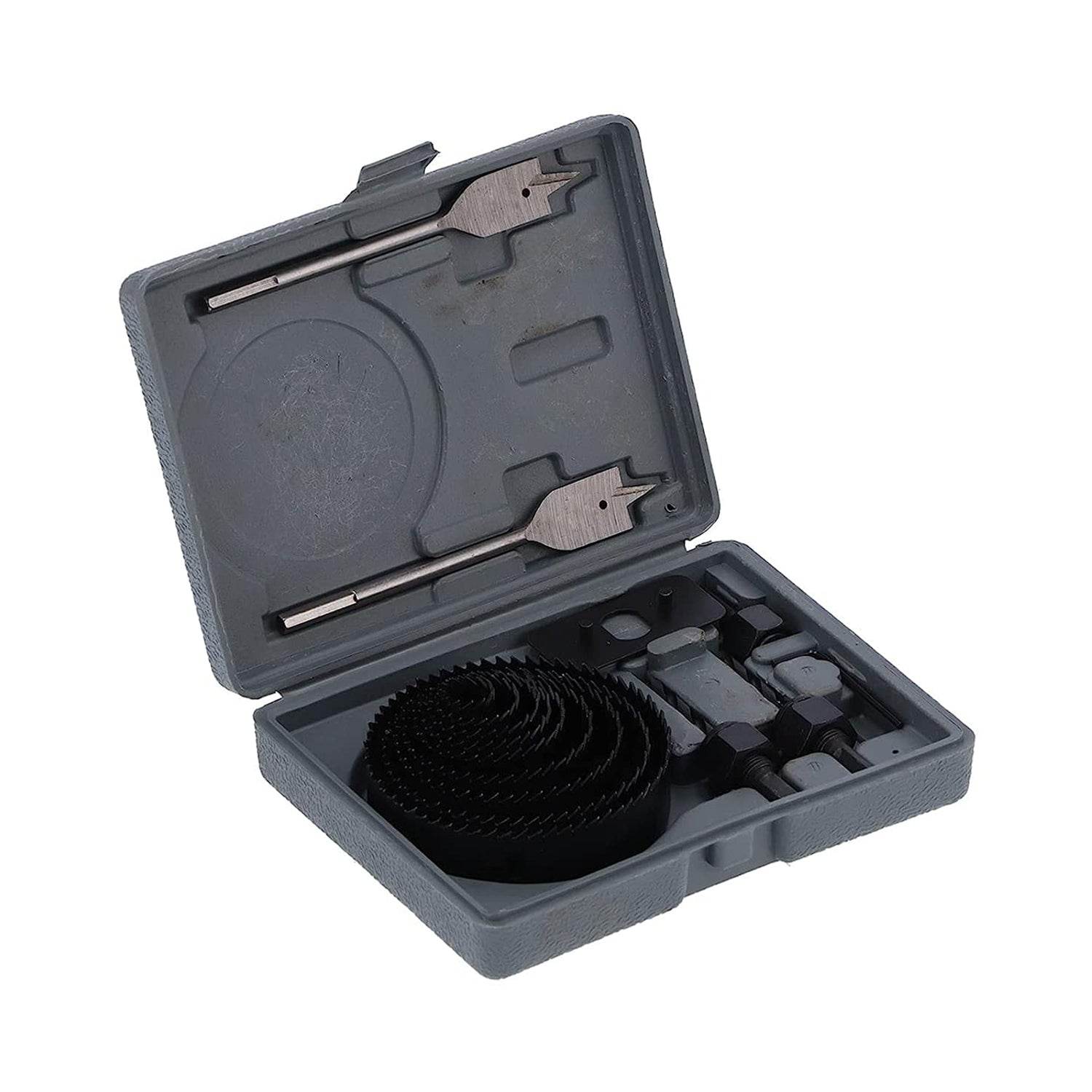 Drill Hole Cutter, Carbon Steel High Accuracy Incisive Hole Saw for Cutting PCV for Cutting Plastic for Cutting Wood Hole Saw Kit (18 Pcs Set) - infinityexculsivestore.com