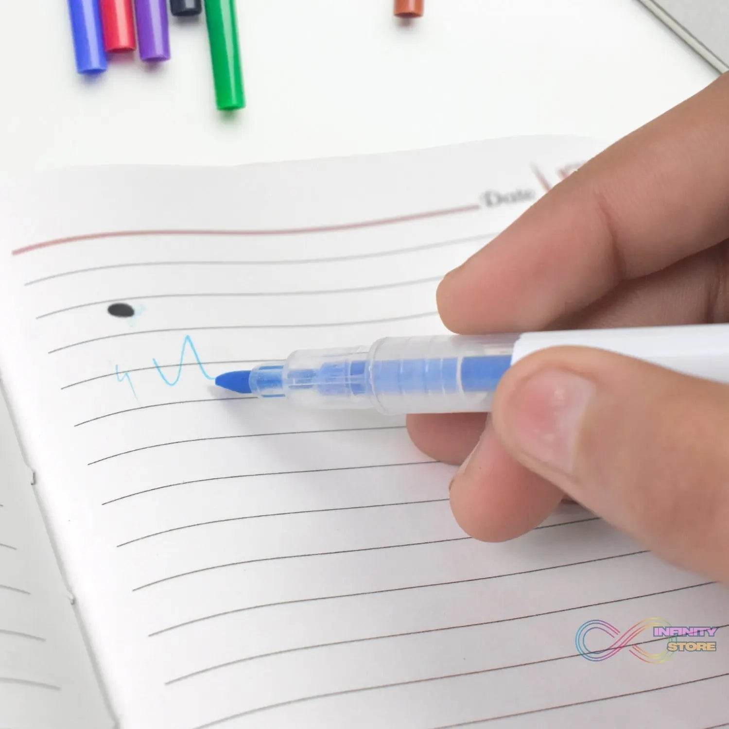 Dual-Headed Highlighter 3 Colors Double head Highlighter Pen (3 Pcs Set) - infinityexculsivestore.com