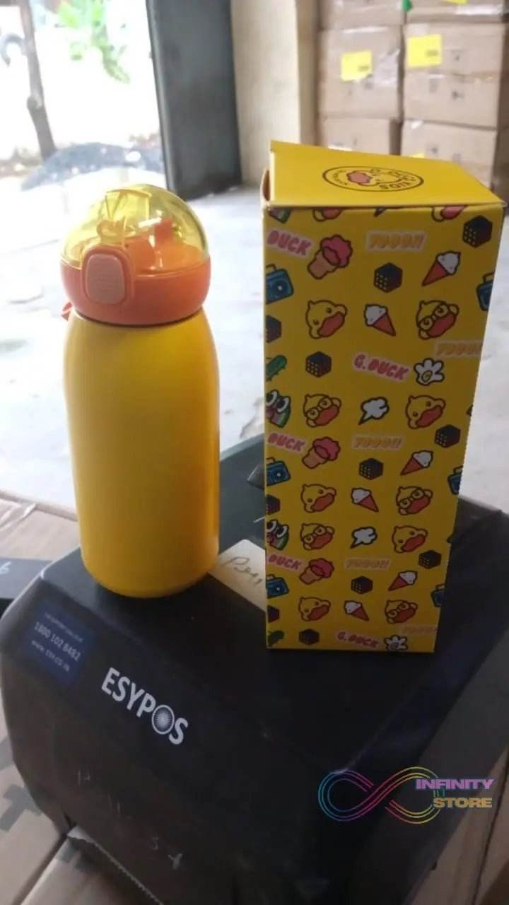 Duck Stainless Steel Water Bottle (1 Pc / Mix Design) - infinityexculsivestore.com