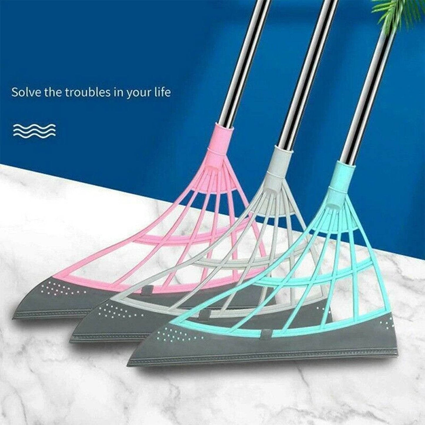 Durable Eco-Friendly Broom with Scraper - infinityexculsivestore.com
