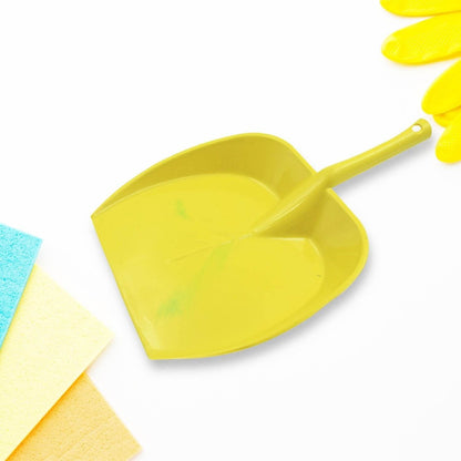 Dustpan with Long Handle, Dust Collection Dust Pan Tray for Kitchen, Home, Office, Bathroom Etc (1 Pc / Multicolor ) - infinityexculsivestore.com