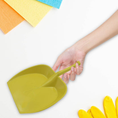 Dustpan with Long Handle, Dust Collection Dust Pan Tray for Kitchen, Home, Office, Bathroom Etc (1 Pc / Multicolor ) - infinityexculsivestore.com