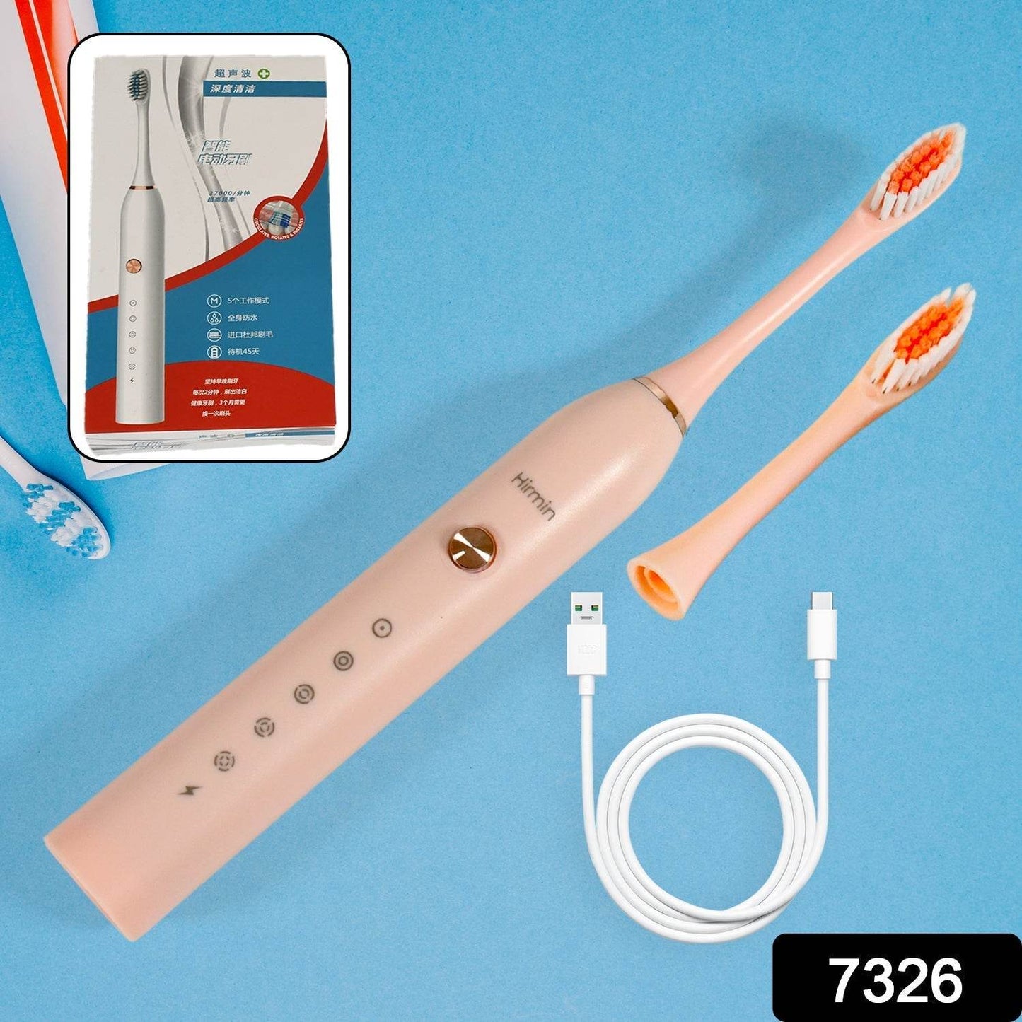 ELECTRIC TOOTHBRUSH FOR ADULTS AND TEENS, ELECTRIC TOOTHBRUSH DEEP CLEANSING TOOTHBRUSH WITH EXTRA BRUSH HEADS - infinityexculsivestore.com