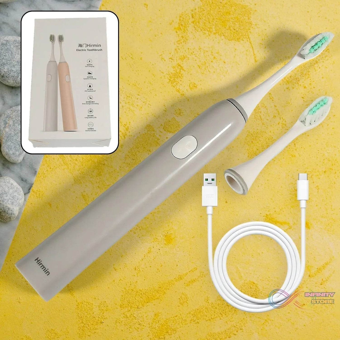 ELECTRIC TOOTHBRUSH FOR ADULTS AND TEENS, ELECTRIC TOOTHBRUSH DEEP CLEANSING TOOTHBRUSH - infinityexculsivestore.com