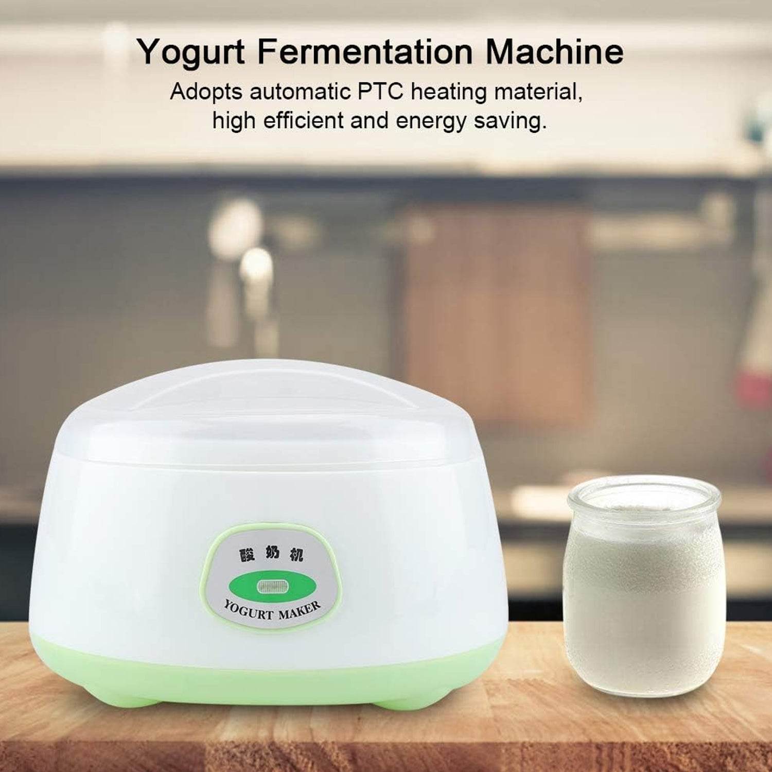 ELECTRONIC YOGURT MAKER, AUTOMATIC YOGURT MAKER MACHINE 1L YOGHURT PLASTIC CONTAINER FOR HOME USE - infinityexculsivestore.com