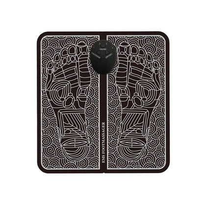 EMS Foot Massager, Electric Feet Massager, Deep Kneading Circulation Foot Booster for Feet and Legs Muscle Stimulator, Folding Portable Electric Massage Machine (Mix Design) - infinityexculsivestore.com