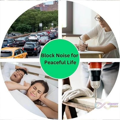 Earplugs Noise Reduction For Noise (1 Pair Foam) - infinityexculsivestore.com