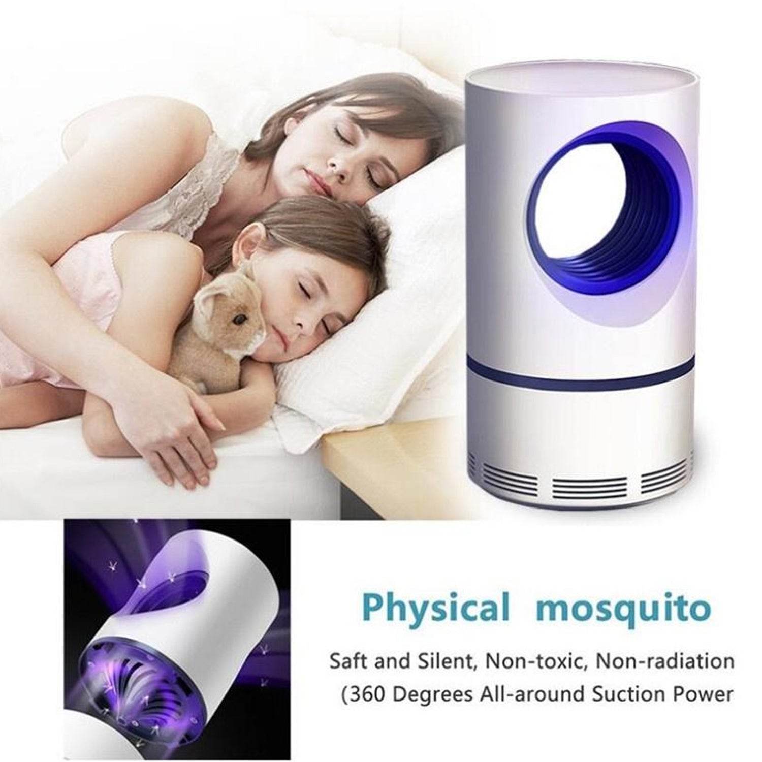 Eco-Friendly LED Mosquito Killer Lamp for Home, Electric Insect Killer - infinityexculsivestore.com