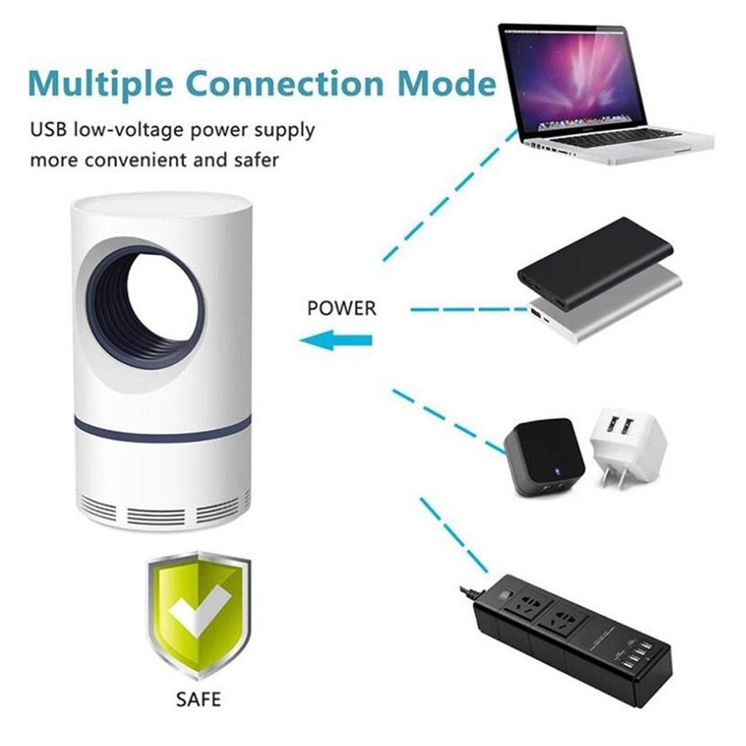 Eco-Friendly LED Mosquito Killer Lamp for Home, Electric Insect Killer - infinityexculsivestore.com