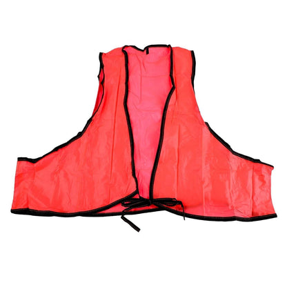 Economy Safety Vest, Soft Vinyl with Tie Closure for Identifying Staff and Volunteers Adult PVC Safety Vest High Visibility for Outdoor Operator - infinityexculsivestore.com
