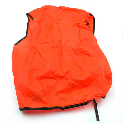 Economy Safety Vest, Soft Vinyl with Tie Closure for Identifying Staff and Volunteers Adult PVC Safety Vest High Visibility for Outdoor Operator - infinityexculsivestore.com