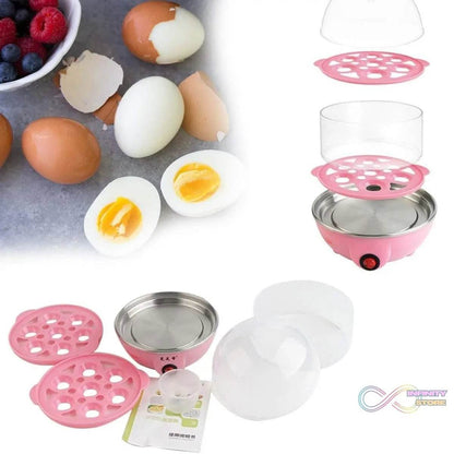 Egg Boiler / Poacher / Cooker / Electric Steamer (2 Layer) - infinityexculsivestore.com