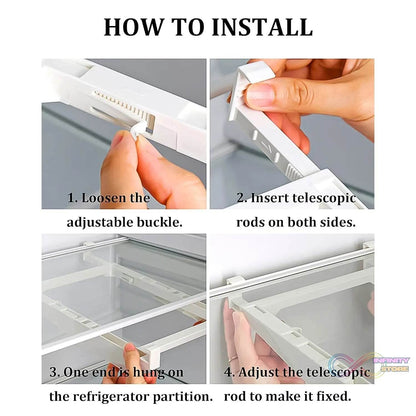Egg Holder For Refrigerator Set Hanging Fridge Organizer Drawer (1 Pc) - infinityexculsivestore.com