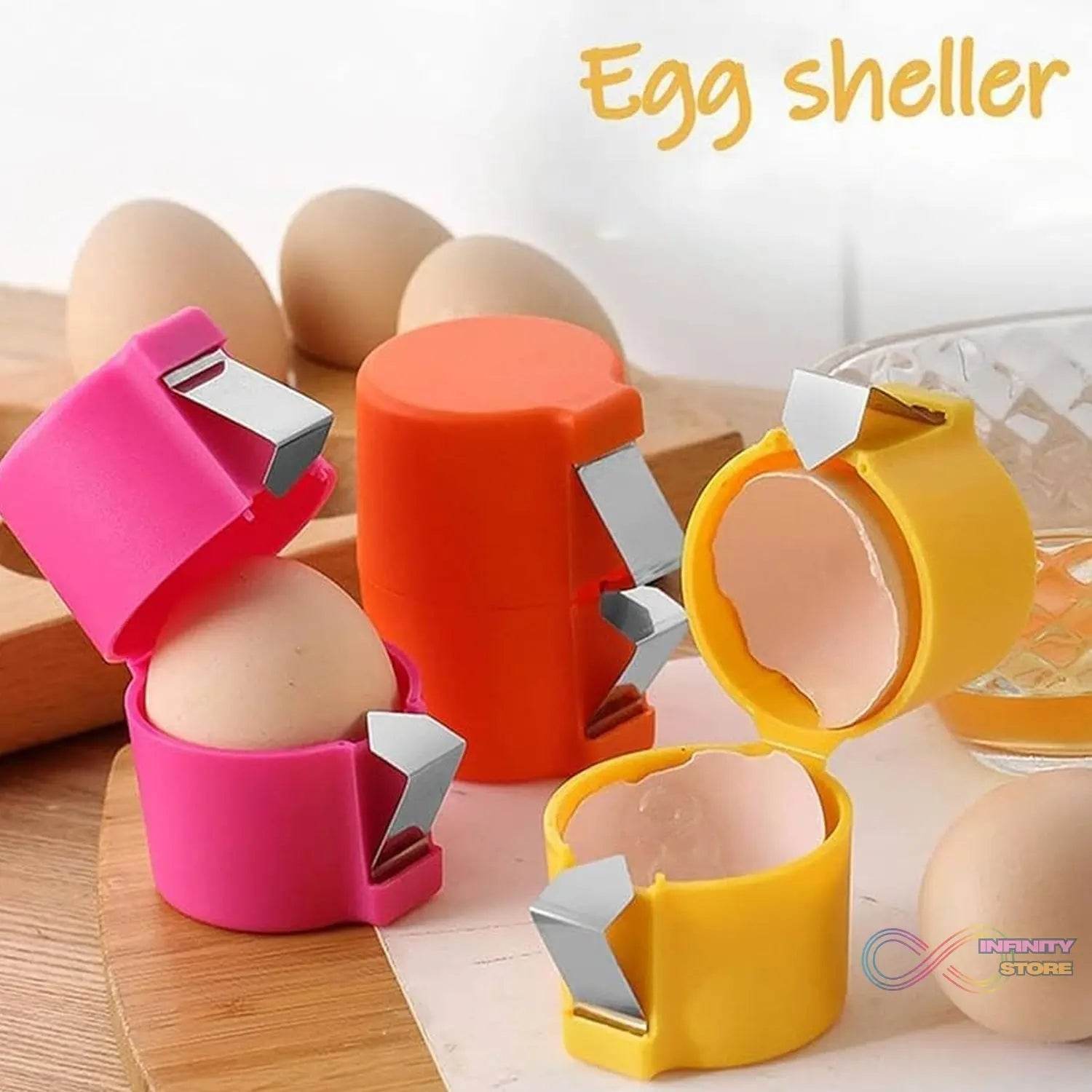 Egg Shell Opener Egg Cracker Tool for Raw Eggs Handheld (1 Pc) - infinityexculsivestore.com