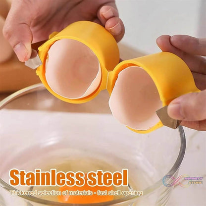 Egg Shell Opener Egg Cracker Tool for Raw Eggs Handheld (1 Pc) - infinityexculsivestore.com
