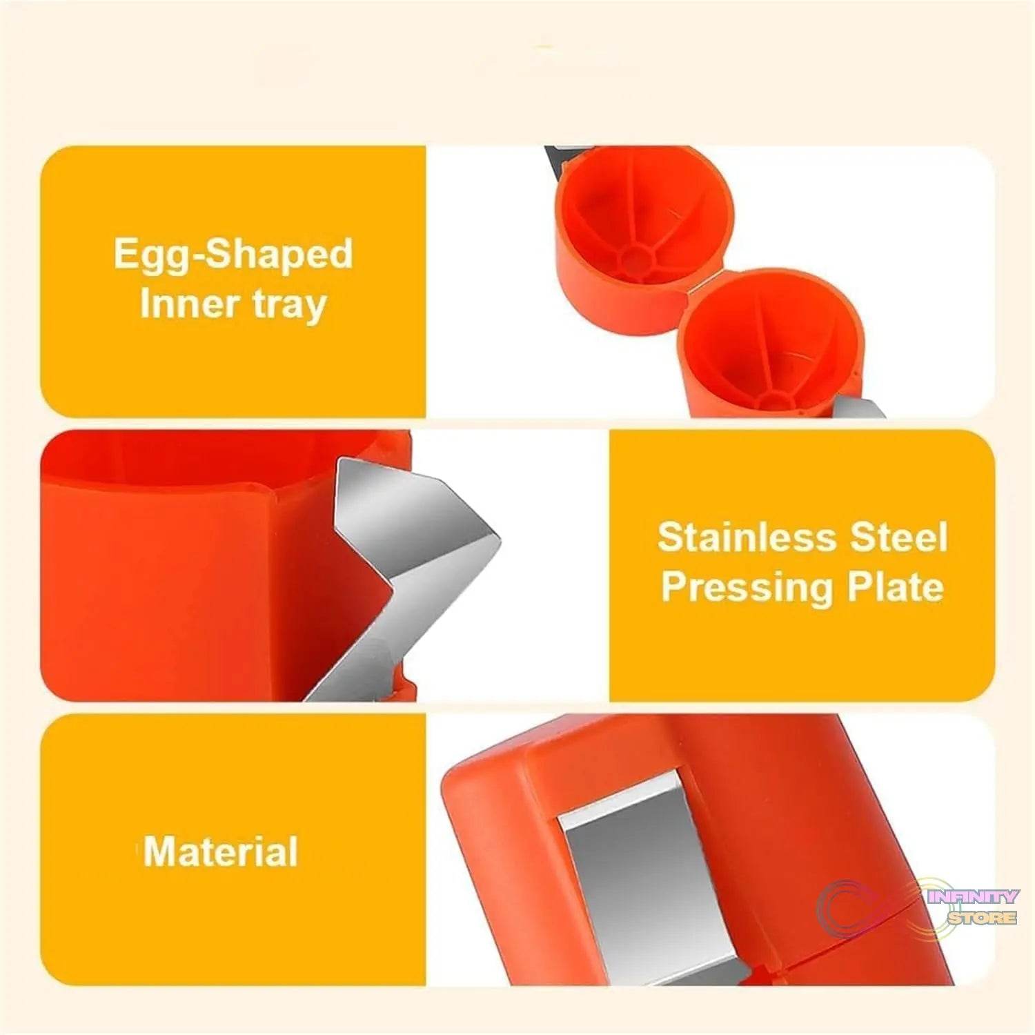 Egg Shell Opener Egg Cracker Tool for Raw Eggs Handheld (1 Pc) - infinityexculsivestore.com