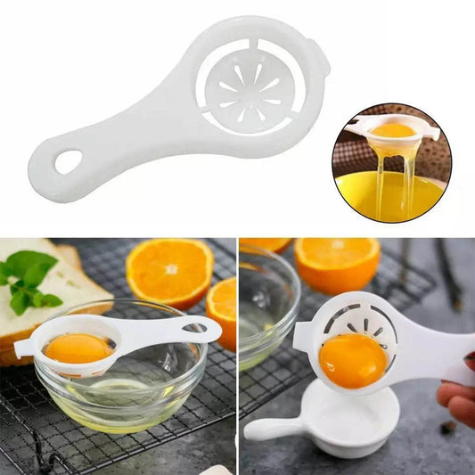 Egg Yolk Separator, Egg White Yolk Filter Separator, Egg Strainer Spoon Filter Egg Divider - infinityexculsivestore.com