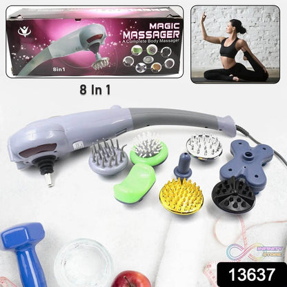 Electric 8 In 1 Full Body Massager, Magic Massager (1 Set) - infinityexculsivestore.com