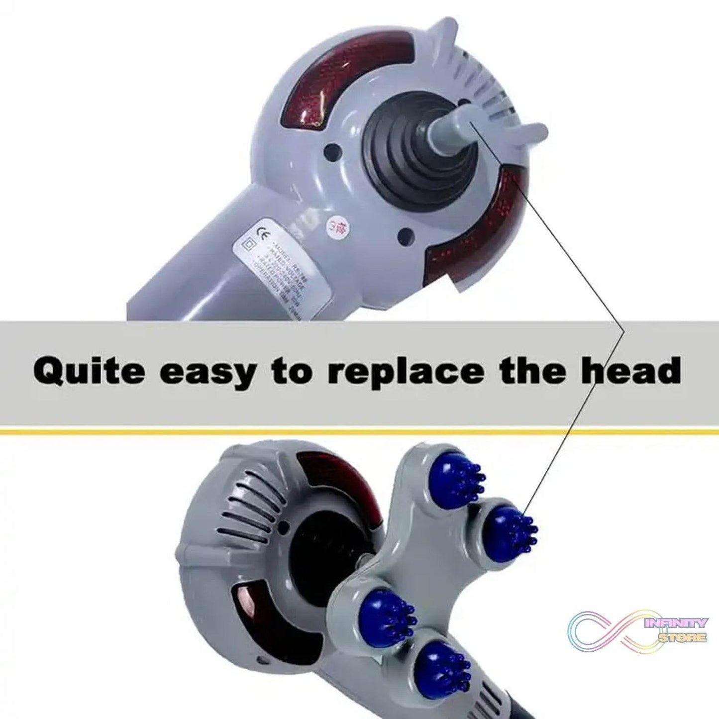 Electric 8 In 1 Full Body Massager, Magic Massager (1 Set) - infinityexculsivestore.com