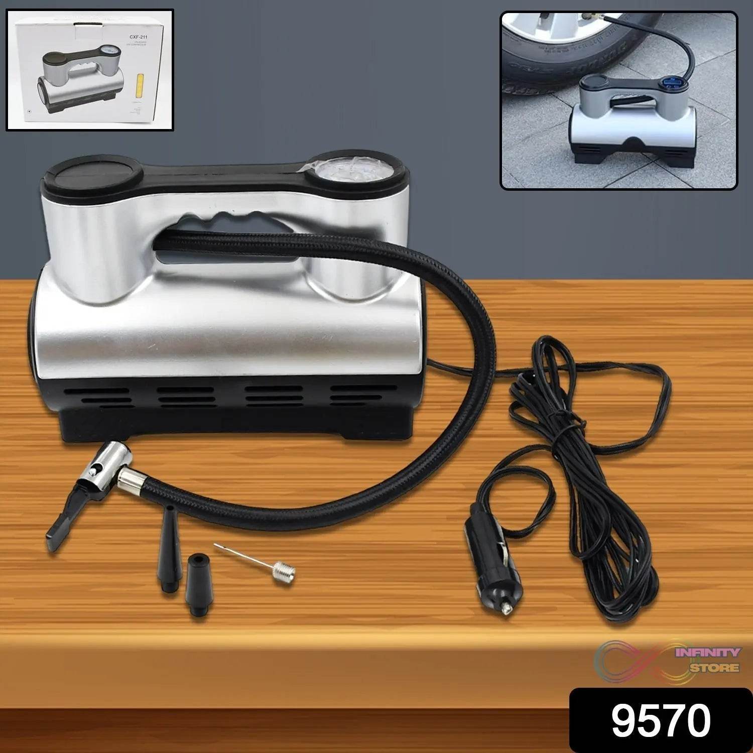 Electric Air Pump / Compressor 12V (1 Pc) - infinityexculsivestore.com