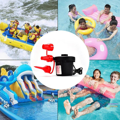 Electric Air Pump For Ball , Balloon ( 3 Nozzle ) - infinityexculsivestore.com