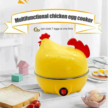 Electric Egg Boiler, Chicken Shaped Egg Kettle / Cooker (1 Pc) - infinityexculsivestore.com
