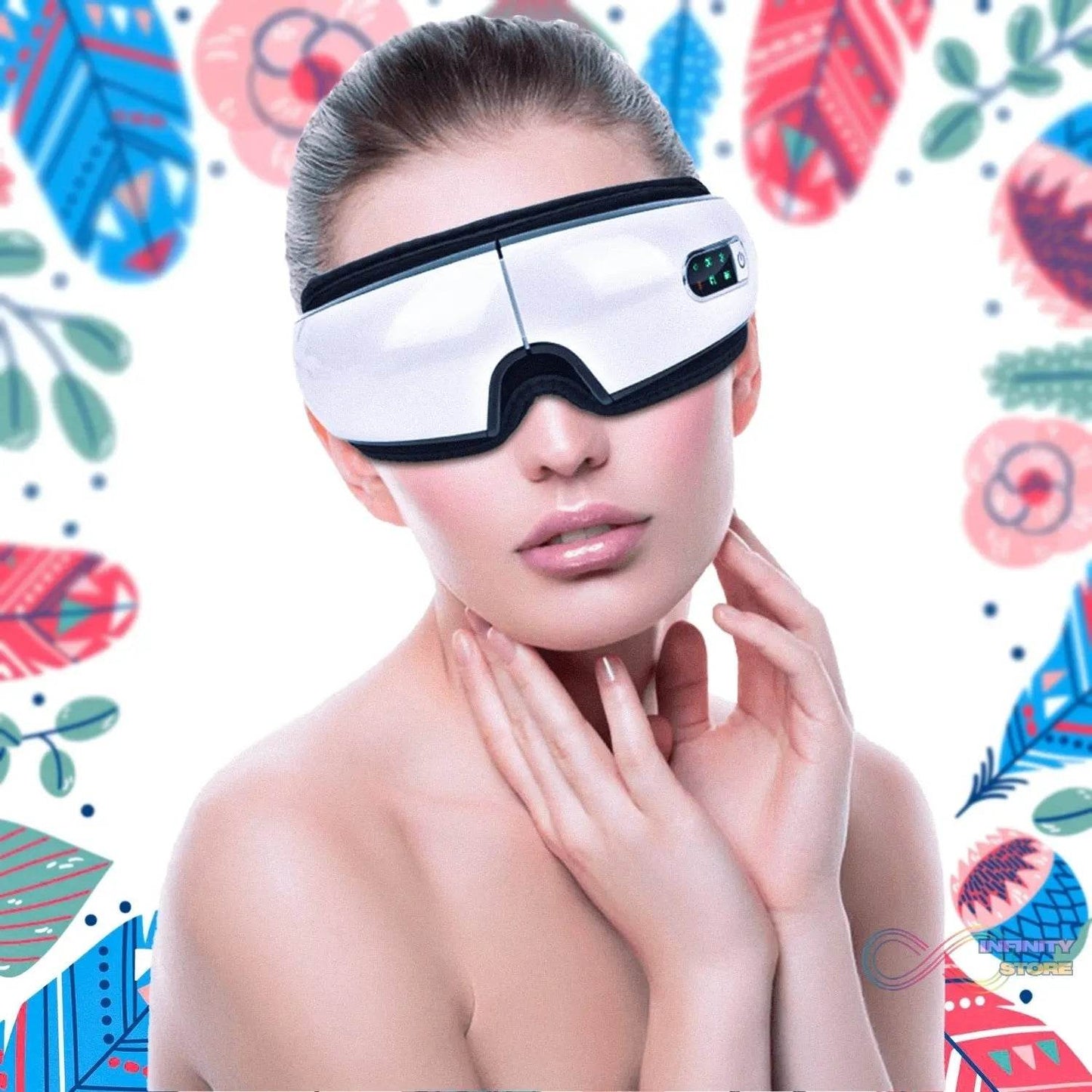 Electric Eye Massager with Adjustable Elastic Band (1 Pc) - infinityexculsivestore.com