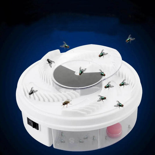 Electric Fly Trap, Fly Trap Pest Device Insect Catcher Automatic Flycatcher Fly Trap Pest Reject Control Catcher Insect Repellents Tools - infinityexculsivestore.com