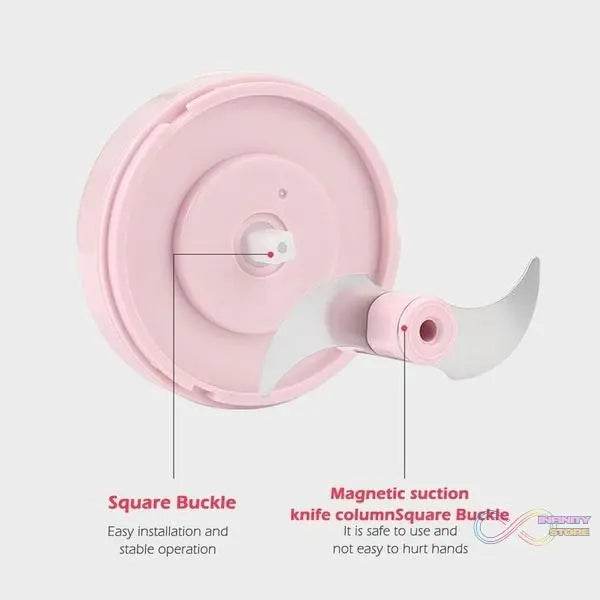 Electric Fruit Vegetable Onion Garlic Cutter Food Speedy Chopper - infinityexculsivestore.com