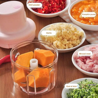 Electric Fruit Vegetable Onion Garlic Cutter Food Speedy Chopper - infinityexculsivestore.com