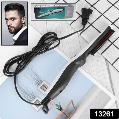 Electric Hair Straightening Comb Portable Straight Beard Comb (1 Pc) - infinityexculsivestore.com