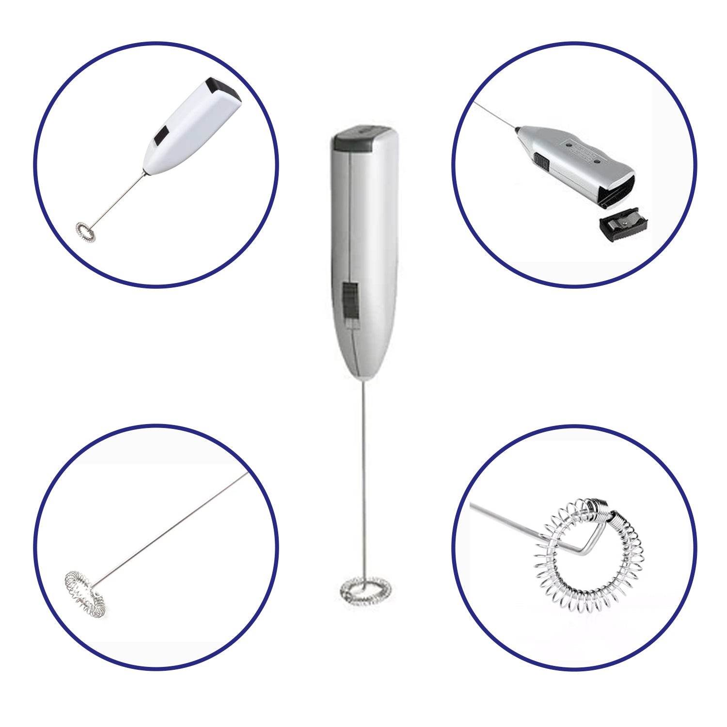 Electric Handheld Milk Wand Mixer Frother For Latte Coffee Hot Milk (Battery Not Included) - infinityexculsivestore.com