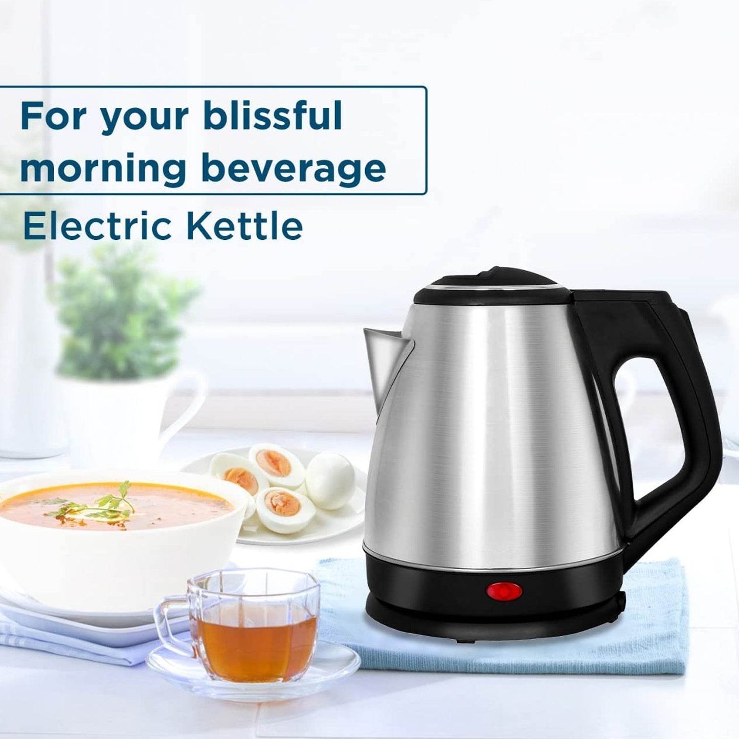 Electric Kettle | Super fast Boiling | 2Litres | Water Tea Coffee Instant Noodles Soup - infinityexculsivestore.com