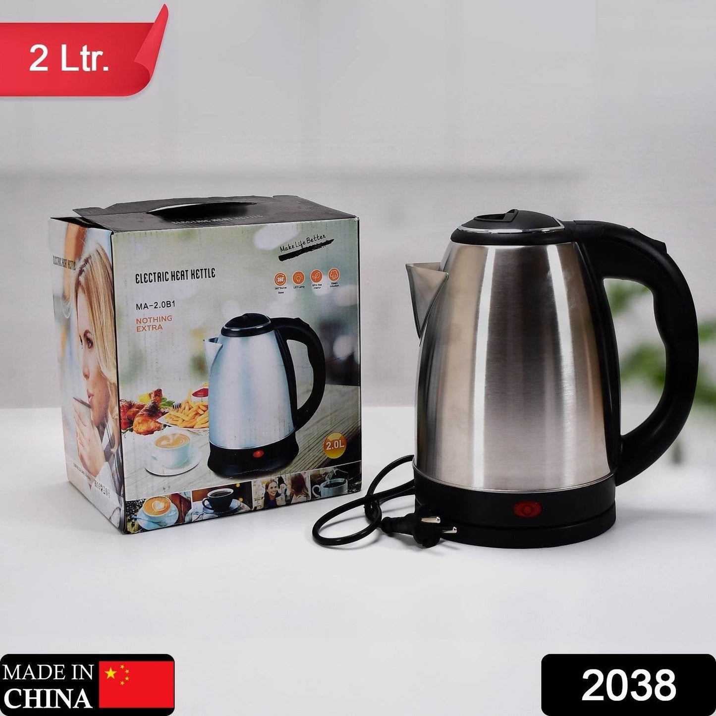 Electric Kettle | Super fast Boiling | 2Litres | Water Tea Coffee Instant Noodles Soup - infinityexculsivestore.com