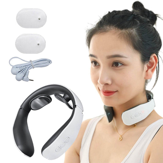 Electric Neck Massager for Deep Tissue Pain Relief Cervical Vertebra Massager - infinityexculsivestore.com