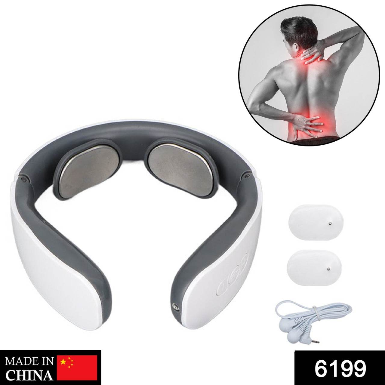Electric Neck Massager for Deep Tissue Pain Relief Cervical Vertebra Massager - infinityexculsivestore.com