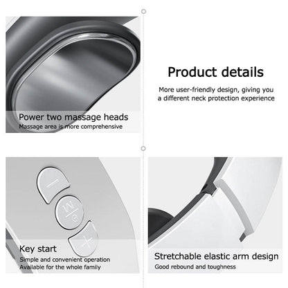 Electric Neck Massager for Deep Tissue Pain Relief Cervical Vertebra Massager - infinityexculsivestore.com