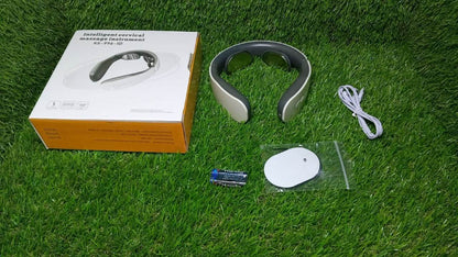 Electric Neck Massager for Deep Tissue Pain Relief Cervical Vertebra Massager - infinityexculsivestore.com