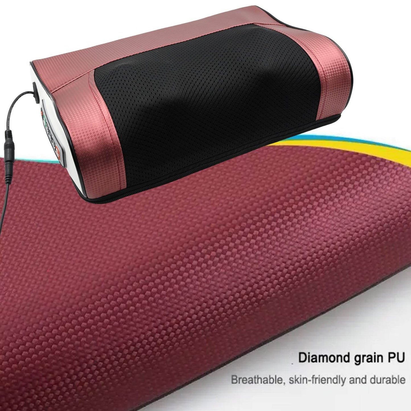 Electric Neck Waist Back Massager Neck Massager Multipurpose Neck Massage Pillow Deep Tissue Massage Nodes Electric Pillow with Heat for Shoulders Calf Legs Feet Hands - infinityexculsivestore.com