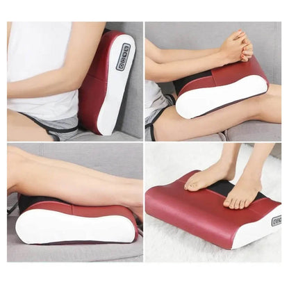 Electric Neck Waist Back Massager Neck Massager Multipurpose Neck Massage Pillow Deep Tissue Massage Nodes Electric Pillow with Heat for Shoulders Calf Legs Feet Hands - infinityexculsivestore.com