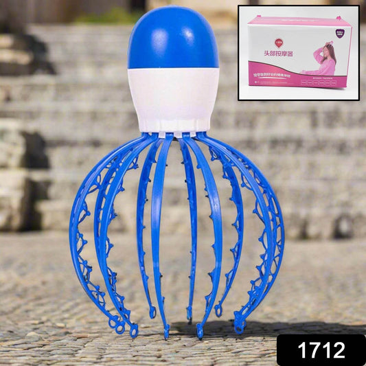 Electric Octopus Claw Scalp Massager Stress Relief Therapeutic Head Scratcher (Not included battery / Mix Color) - infinityexculsivestore.com